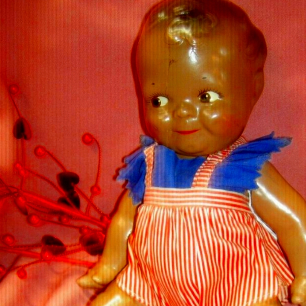 RARE VTG JESCO KIWIE BLK DOLL